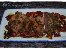 Rôti de bœuf au pesto