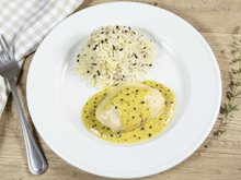 Emincé de porc à la moutarde