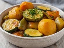 Tajine de courgettes, patates douces au Companion