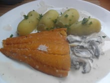Haddock à la crème