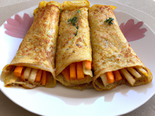 Crêpes de carottes