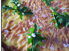 Tarte aux grattons lyonnaise