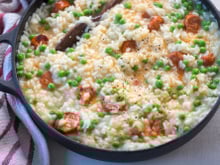 Risotto au chorizo et petits pois au Thermomix