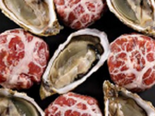 Huître Marennes Oléron et crépinette