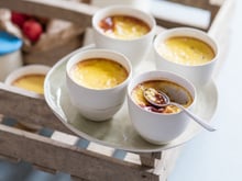 Œufs au lait au miel de châtaignier