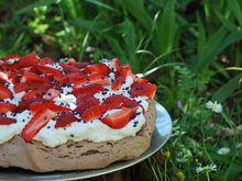 Pavlova fraise-violette