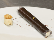 Le cigare croustillant au tabac de havane, crème mousseline Cognac XO