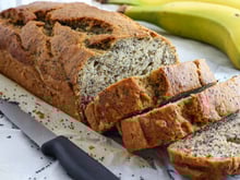Banana bread aux graines de pavot