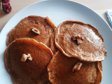 Pancakes à la châtaigne et sucre roux