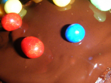 Cupcakes au chocolat-cerise et cœur de Nutella