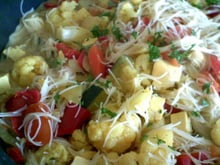 Tofu au beurre d'arachide