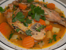 Bouillabaisse de lapin rapide
