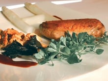 Canard fermier des Landes aux asperges des Landes version Rugby par Jean Coussau