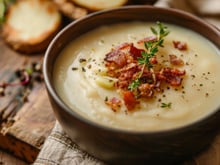Soupe paysanne au lard