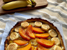 Tarte aux abricots et banane