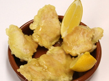 Beignets de dinde, sauce exotique