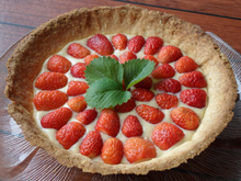 Tarte aux fraises à la crème pâtissière