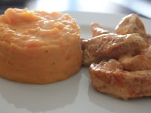 Purée de carotte au boursin