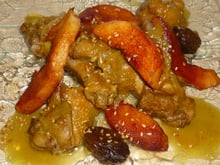 Pilons de canard aux épices et coings