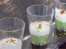 Verrines de betterave et roquette