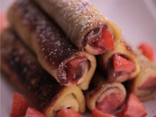 Pain perdu express aux fraises