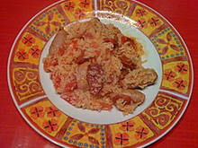 Risotto saucisses chorizo