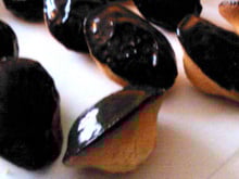 Madeleines enrobées de chocolat