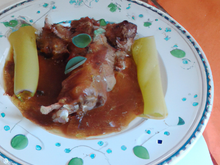 Fricassée de lapin au cidre