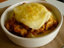 Dinde parmentière légère