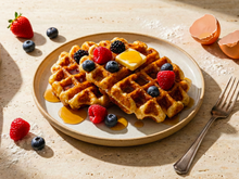 Gaufre: Christophe Felder remplace une partie du lait par de la crème : le résultat est d'une gourmandise absolue !