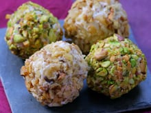 Truffes apéritif salées/sucrées au raisin