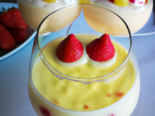 Sabayon champagne aux fruits exotiques