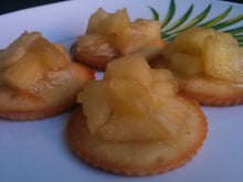 Petits gâteaux langue de chat / pommes