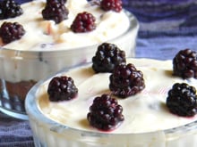 Cheesecake aux mûres sans cuisson