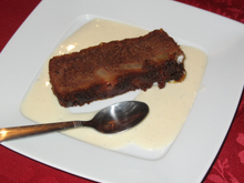 Bélégnia ou gâteau italien poires et chocolat