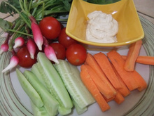 Crudités et leur sauce légère de Xérès