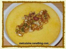 Crème brûlée au miel et nougatine