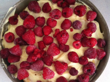 Délicieux tiramisu aux framboises