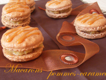 Macarons aux pommes au caramel