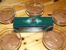 Mousse au chocolat et à la menthe