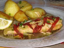 Filet de merlu à l'espagnole