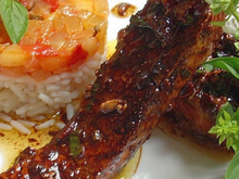 Pavé de Saumon façon sauce vierge