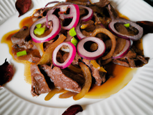 Émincé de bœuf aux oignons à la mode chinoise