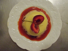 Clafoutis aux cerises cuit à la vapeur