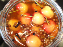 Cerises au vinaigre de miel