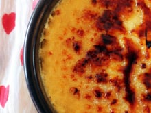 Crème brûlée au foie gras, porto et 4 épices