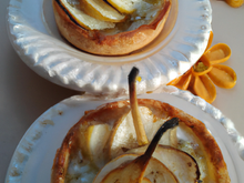 Tartelettes poires roquefort