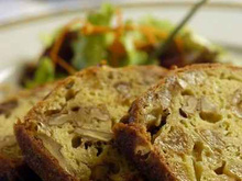 Cake aux Noix du Périgord et canard confit