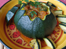 Tajine de courgette farcis