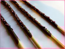 Baguettes magiques chocolatées